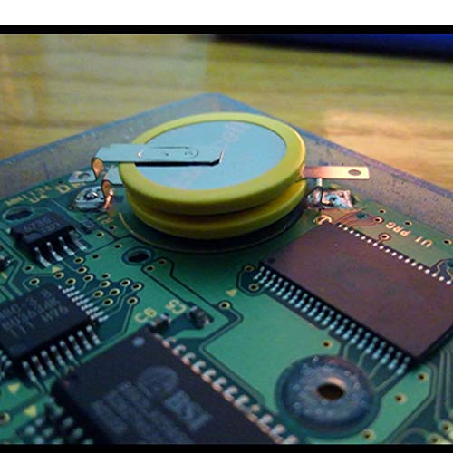 12 Pack CR2025 Batteries with Soldering Tabs for Pokemon Blue, Red