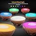 Wake Up Light,COULAX Wood Sunrise Sunlight Alarm Clock with 6 Natural Sounds & FM Radios,Touch Control With Snooze Function & 7 Color Bedside Lamp for Heavy Sleepers and Kids