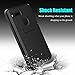 Essential Phone PH-1 Case, Venoro Three Layer Hybrid Rugged Protective Case Armor Anti-Scratch Shockproof Cover Ultra Fit for Essential Phone/Essential PH-1 Only (Black)