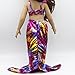 Papabasi 3set Little Mermaid Tail Costume Outfit Doll Clothes for 18