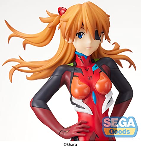 Figurine SEGA Evangelion – Asuka Langley Sur La Plage – Version 3.0+1.0 – 8,3 Pouces – Sous Licence Officielle – Base Incluse