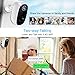 Wireless Battery Powered Camera, MECO 1080P Rechargeable Home Security System, Night Vision, Indoor/Outdoor WiFi Camera with Motion Detection, 2-Way Audio Talk, IP65 Waterproof, 2.4GHz WiFi