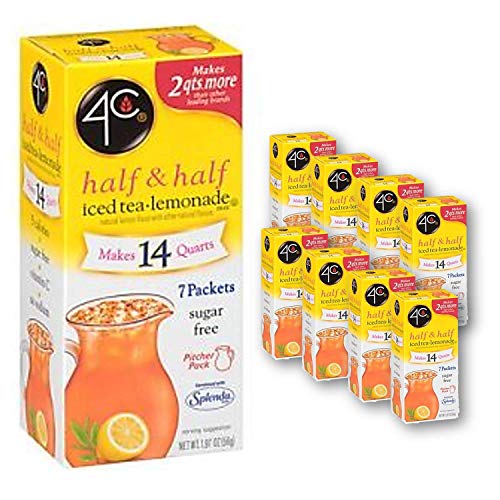 4C Powder Drink Mix Pitcher Packs Refreshing Water Flavorings 56 Packets, Makes 2 Quarts