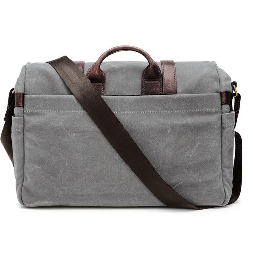 ONA - The Brixton - Camera Messenger Bag - Smoke Waxed Canvas (ONA5-013GR) - Thumbnail 2