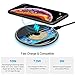 CHOETECH Wireless Charger, Qi Certified Zinc-Alloy & PU Ultra-Slim 7.5W Wireless Charging Pad Compatible iPhone XS/XS Max/XR/X/8/8 Plus,10W Compatible Galaxy Note 10/S10/S10+/S10E, 5W All Qi-Enabled