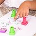 InkZoo Rubber Self Inking Animal Stamp Set for Kids
