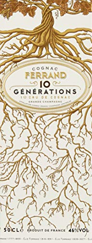 Cognac Ferrand 10 GÉNÉRATIONS 1er Cru de Cognac Grande Champagne 46% Vol. 0,5l in Geschenkbox – Bild 5