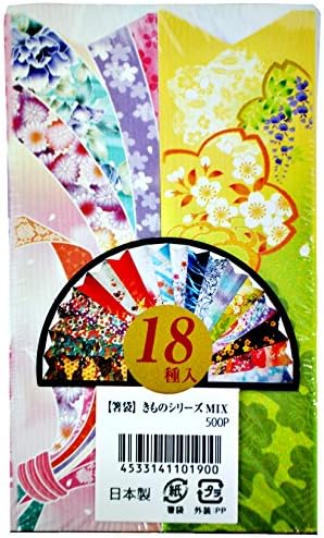 Chopstick kimono hakama type MIX 500 sheets 18 pattern random mix