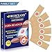 Corn Remover, Wart Remover, Foot Corn Remover Pads, Corn & Callus Remover Cushions, Corn Plaster with Hole, Better Solution for People Who Suffer The Pain of Corn, 24 Medicated Pads