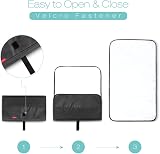 Lekebaby Portable Foldable Baby Change Mat Travel Changing Mat Black 70x40cm view 5