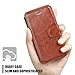 iPhone 4s Case Wallet,Mulbess [Layered Dandy][Vintage Series][Coffee Brown] - [Ultra Slim][Wallet Case] - Leather Flip Cover with Credit Card Slot for Apple iPhone 4s / iPhone 4