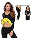 SEXYWG Womens Neoprene Long T-Shirt Sweat Sauna Hot Body Shaper for Weight Loss