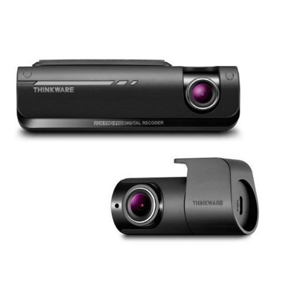 Thinkware F770 Dash Cam Full HD 1080p Front and Rear Car Camera Dashcam - Super Night Vision, Includes 32GB SD Card & Hardwire lead for Battery Safe Parking Mode Install - Android/iOS App
