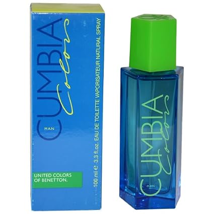 Cumbia Colors By Benetton For Men, Eau De Toilette Spray, 3.3-Ounce Bottle (956263277201)