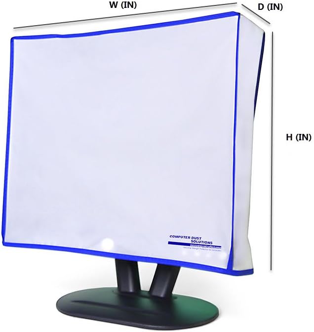 19 5w X14 5h X3d Computer Monitor Dust Cover For Flat Panel Lcd Silky Smooth Anti
