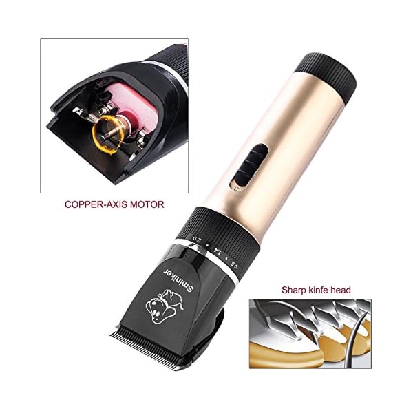 Sminiker Rechargeable Cordless Dog Clippers - Image 4