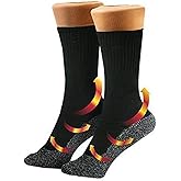Warm It Aluminum Thread Heat Winter Socks Unisex Design To Keep Your Feet Dry Warm (Women) 8-12 (Mens) 9-12