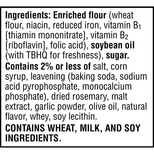 TOASTEDS CRACKERS, PARTY SNACKS, LUNCH SNACKS, ROSEMARY AND OLIVE OIL, 8OZ BOX (1 BOX)