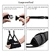 PRAVETTE Ergonomic Foot Rest (Travel, Airplane) - Black