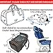 Mr. Peanut's Airline Approved Soft Sided Pet Carrier, Low Profile Gold Series Tote, Premium Brand Self Locking Zippers, Under Seat Compatibility, Plush Faux Fleece Bedding with a Sturdy Plywood Base