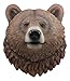 Ebros Brutus Realistic Large Brown Grizzly Bear Head Wall Decor 3D Plaque 15.5