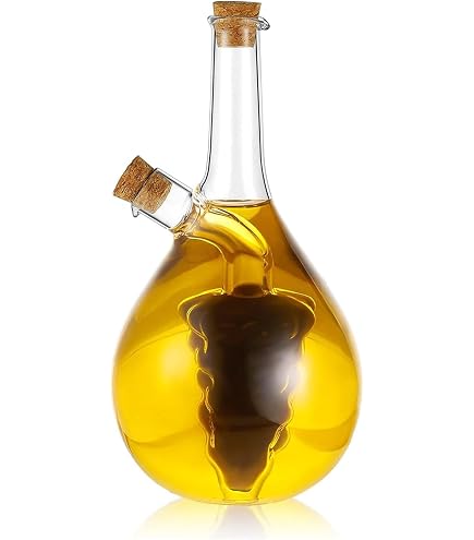 Amazon.com: KitchenCraft KCOILGLASS Vinegar/Olive Oil Bottle