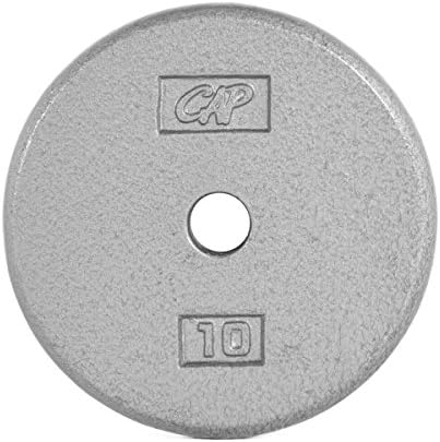 CAP Barbell Standard 1-Inch Cast Iron Weight Plate, Single