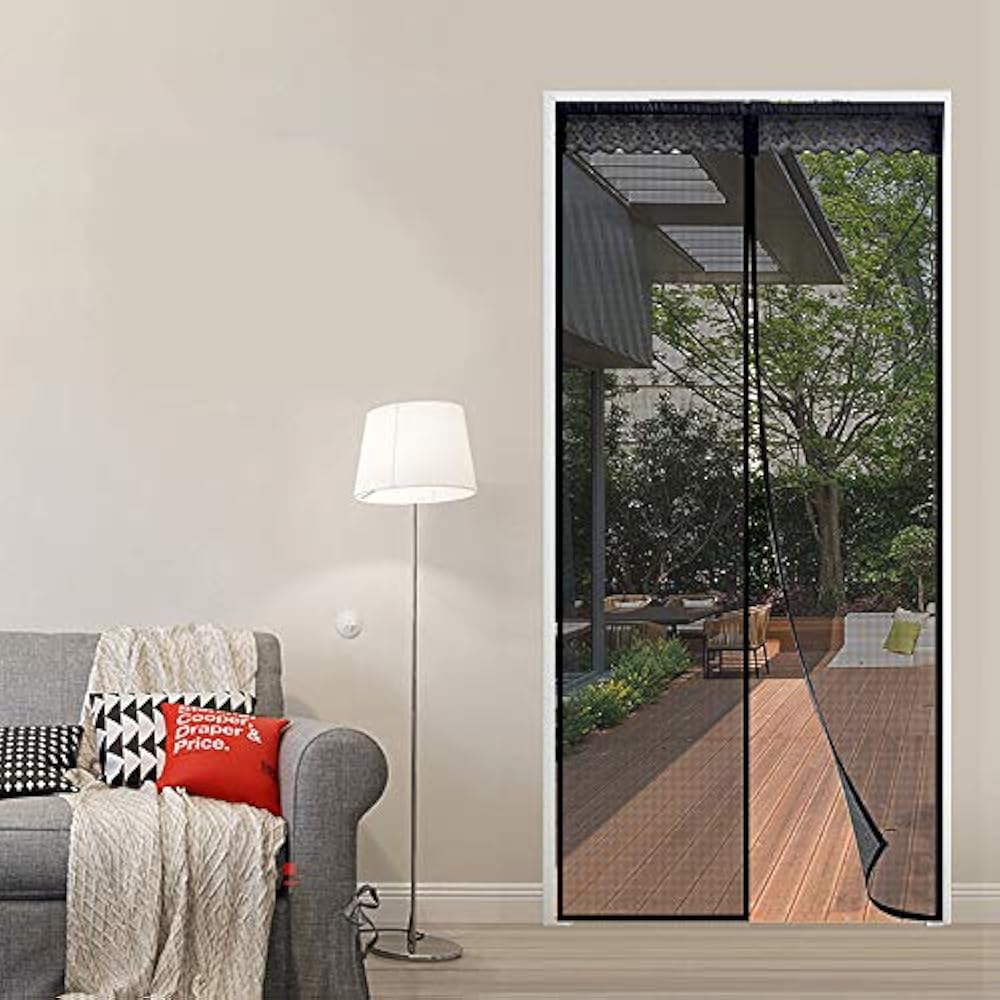 Reliancer Fiberglass Screen Door 40"x83" Large Patio Mesh For