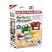 Perfect Portions 7-Piece Labelled Color Coded Dishwasher Microwave Safe Diet Portion Control Containers with Meal Planner and Recipe Guide Book