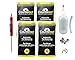 Counteract DIYK-10 Do It Yourself Tire/Wheel Balancing Beads Kit - Off -Road, Medium/Heavy Duty Truck Tires, (4) 10oz DIY Bead Bags, (4) Valve Caps and Cores, (1) Core Remover, Injector Bottle