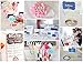 JLIKA Baby Shower Headband Station DIY Kit Make 32 Headbands and 5 Clips - DIY Hair Bow Kit - Birthday Party Collection
