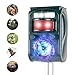 JIA LE Ultrasonic Animal Repeller, Outdoor Solar Powered Weatherproof Repeller, Motion Activated with Flashing LED Light and Sound Effectively Scares Away Cats, Dogs, Squirrels, Racoon (Grass Green)