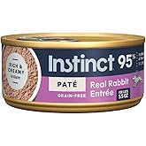 Instinct Original Grain Free Real Rabbit Recipe Natural Wet Canned Cat Food by Nature's Variety, 5.5 oz. Cans (Case of 12)