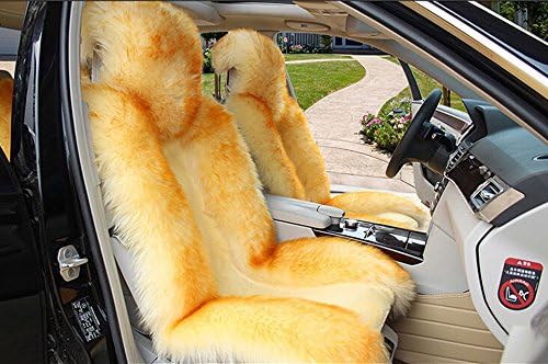 シープスキン車シートカバー1ペア車クッションフロントドライバーシートカバーユニバーサルカーシートクッションシープスキン車supplies多くの色を選択 Free マルチカラー お気に入り M Kand