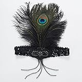 JustinCostume 1920s Accessories Headband Necklace Gloves Cigarette Holder (A6)