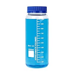 Moonetto 2 Pack 1000 mL Wide Mouth Graduated Round