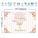Mehofoto Up Up And Away Baby Shower Backdrop Hot Air Balloon Photography Background 7x5ft Vinyl Pink Hot Air Balloon Baby Shower Party Banner Backdrops