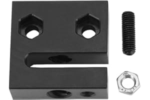 PASAMER 3D Printer T8 Screw Lead Screw Anti-Backlash Nut Block Pom Nut Seat, 8mm Diameter Lead Screw Nut T Type Nut Block 3D Pinter Accessories for CNC and 3D Printer