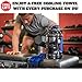 AP Sport Half Gallon Water Bottle with Filter | Lightweight Jug for Sports | Clear Nontoxic Plastic Drink Container with Leak-Proof Lid | Best Used for Gym, Camp, Office, Running and Hiking (Blue)