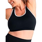 Truekind Racerback Sports Bras for Women, High Support Workout Tops for Women, Workout Bra Plus Size