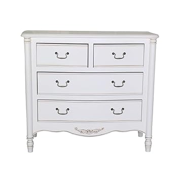 Melody Maison Cream Chest Of Drawers Adelise Range Amazon Co Uk