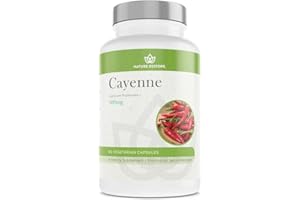 Nature Restore Cayenne Pepper Extract Supplement, Standardized to 0.45 Percent Capsaicin, 70,000 Scoville Heat Units, 90 Capsules, Manufactured in USA, Non-GMO & Gluten Free
