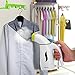 Laneco Automatic Shut Off Handheld Fabric Portable Garment Steamer with Foldable Clothes Hanger, 110ml Capacity