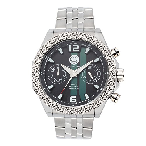 Michael Zweig V12 Racer Silicone Strap Mens Sport Watch