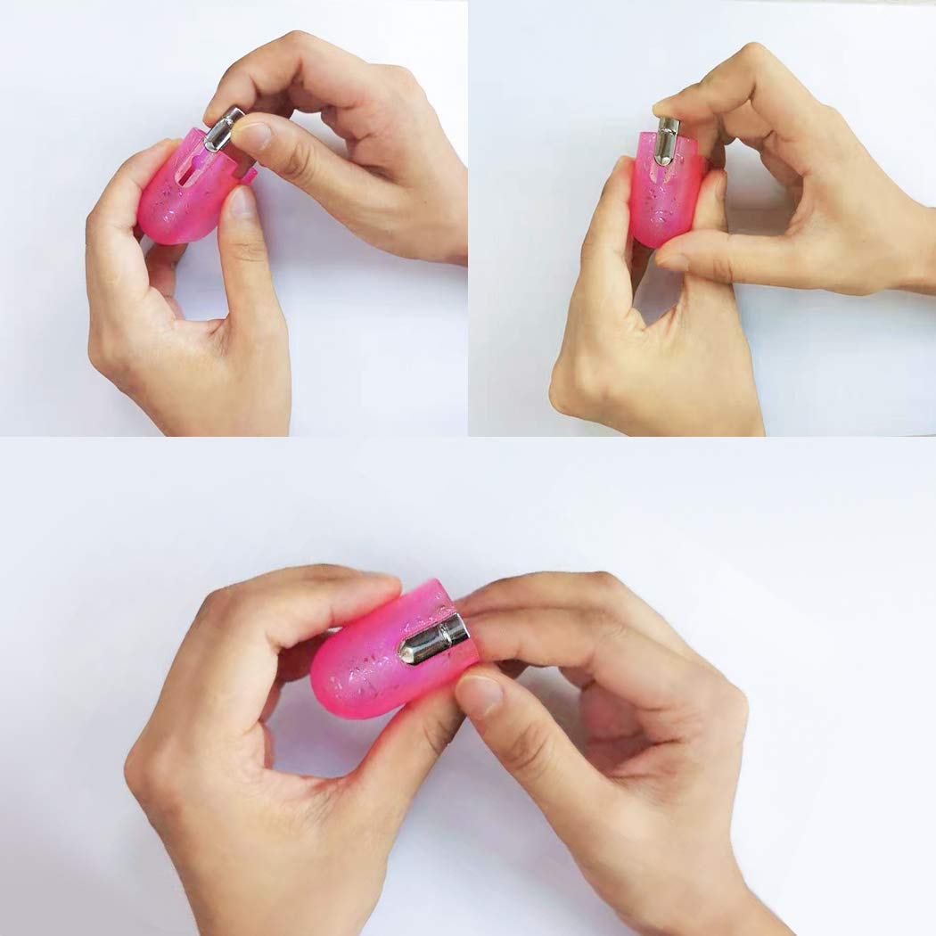 Airpods Case, AOJI Airpod Case Cover, Stylish Sparkling Changing Hue with Patented-Design Clip, Hard Shell, Compatible with Apple Airpods 1 & 2, Pink