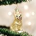 Old World Christmas Ornaments: French Bulldog Glass Blown Ornaments for Christmas Tree (12436)