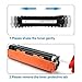 Aztech Compatible Toner Cartridge Replacement for HP CF211A (Black, Cyan)