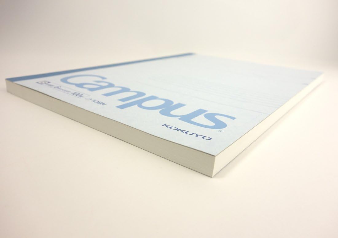Kokuyo Campus Notebook - Semi B5 (7" X 9.8") - Normal Rule - 35 Lines X 100 S, Blue, Semi-B5 6mm 100 sheets 1 pack - Image 3