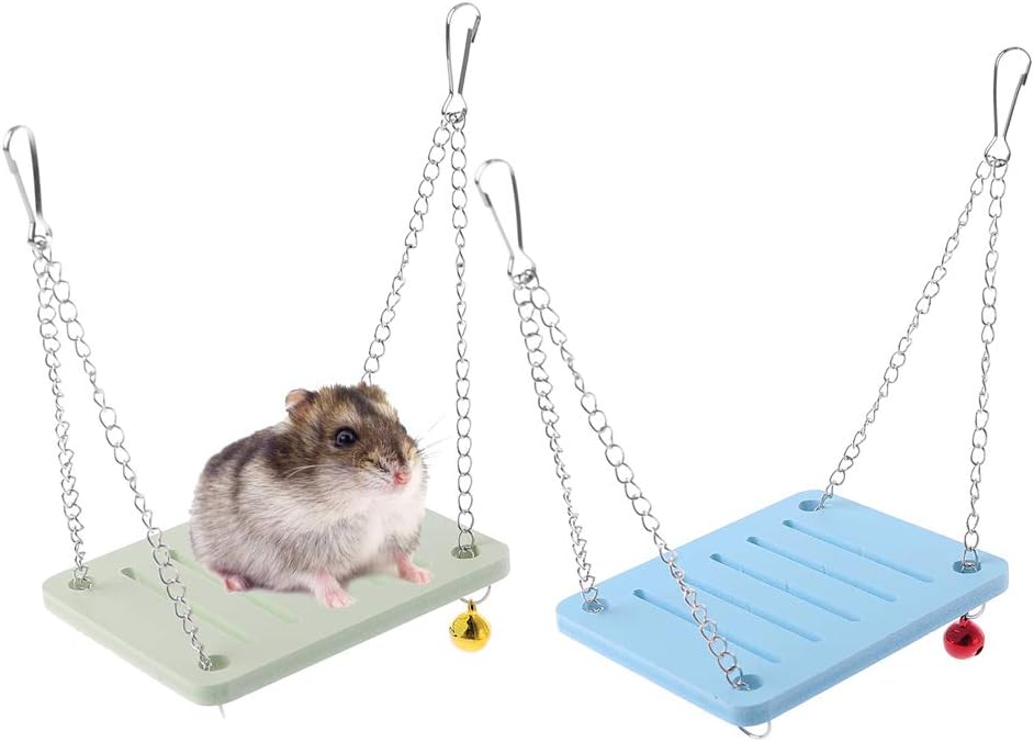 hamster on a swing
