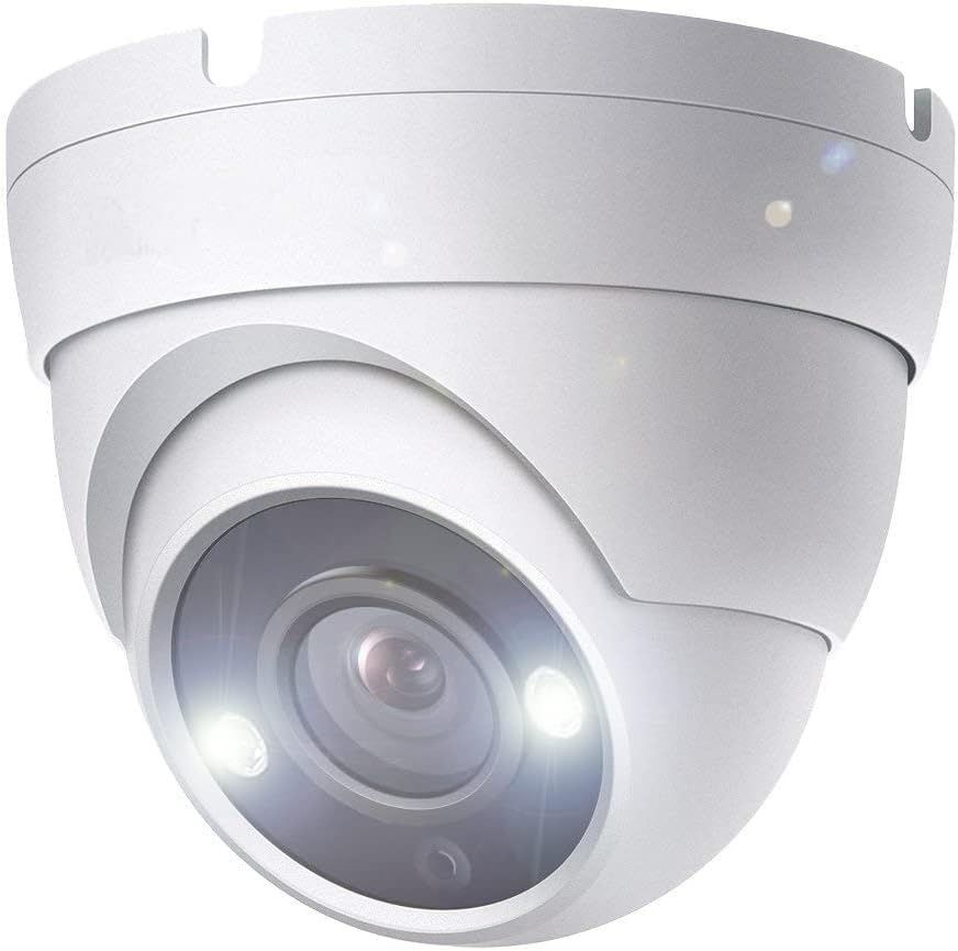 8MP Coax Security Camera Full Color Night Vision
